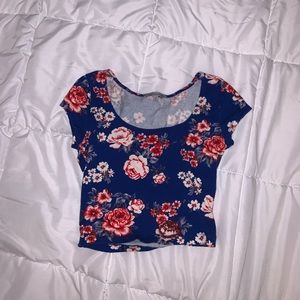 floral crop top
